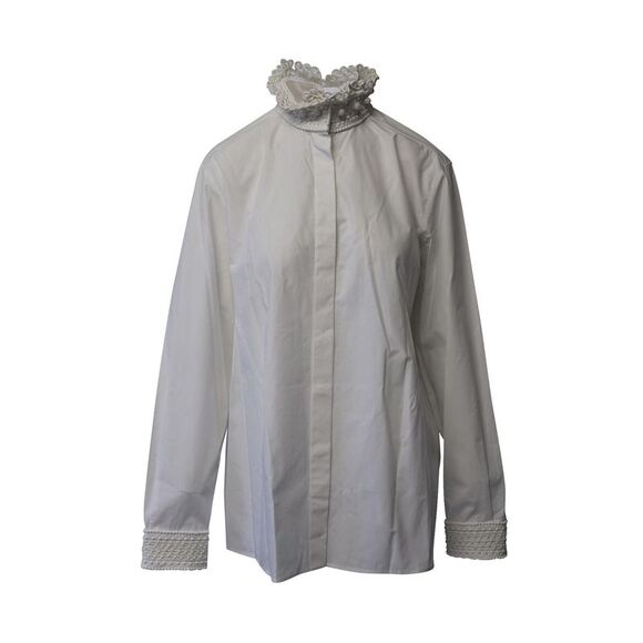 VALENTINO 26S RUFFLED COLLAR SHIRT 127